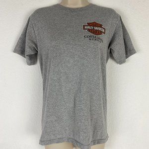 HD Harley Davidson Gray Graphic Mexico Tshirt